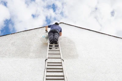 Peinture extérieure au Donzeil — façades et ravalement
